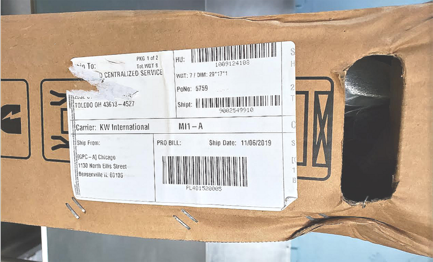 GENUINE SAMSUNG LED 43" REPLACEMENT TV PANEL SCREEN Manufacturer PartBN81-16372A