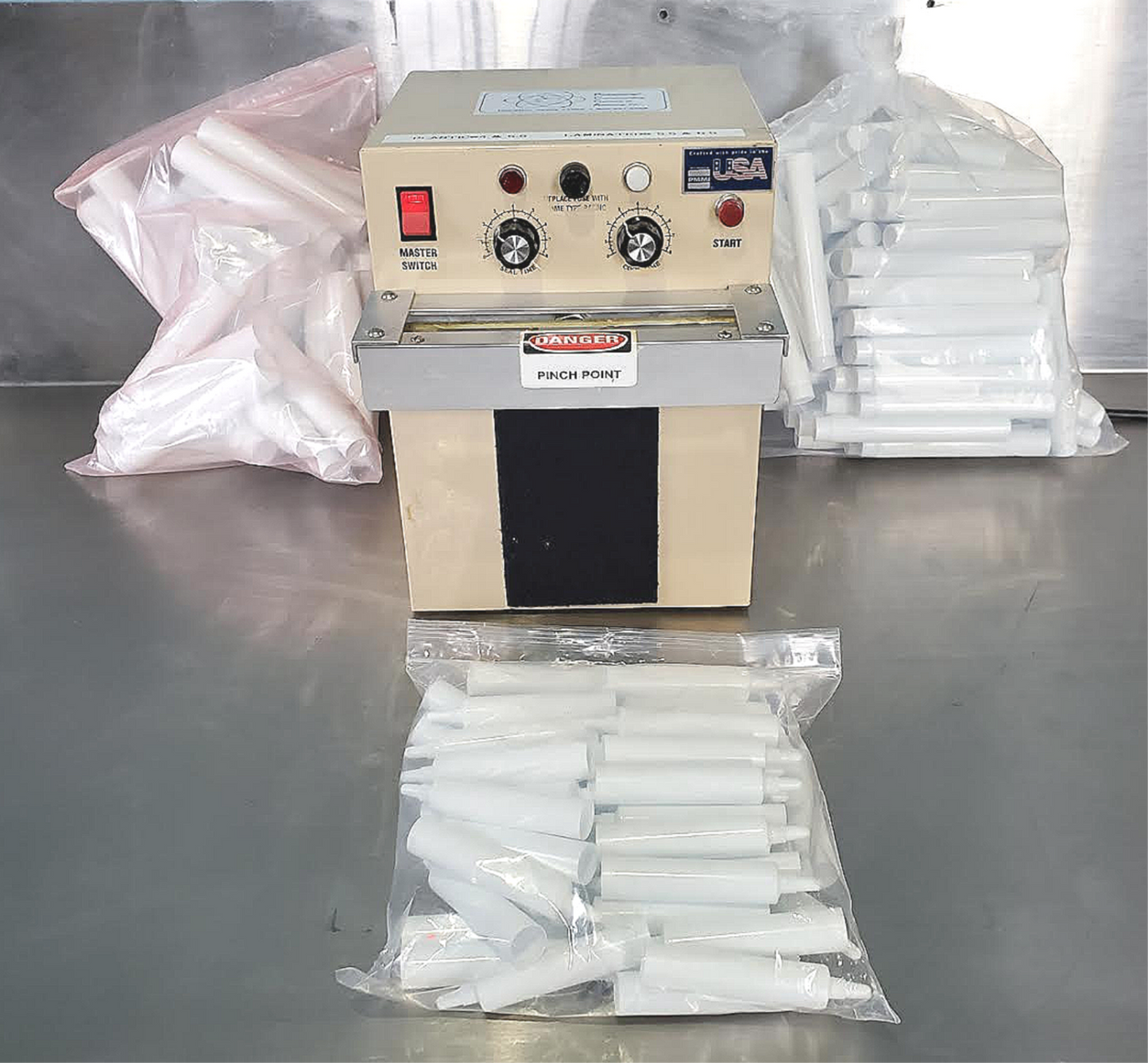 ALINE STS-7 VINYL TUBE SEALER PLUS EXTRA EMPTY TUBES WATCH VIDEO FREESHIP