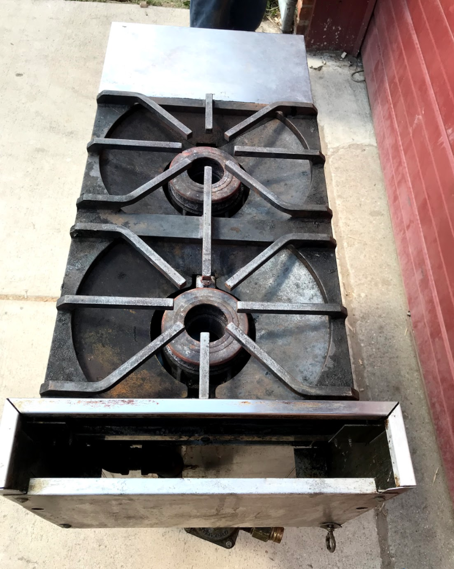 SOUTHBEND P16C-X RANGE NATURAL GAS MODEL 2 BURNER TOP FREE BUSINESS USA SHIP