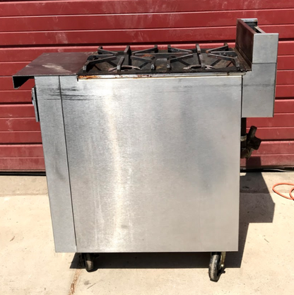 SOUTHBEND P16C-X RANGE NATURAL GAS MODEL 2 BURNER TOP FREE BUSINESS USA SHIP