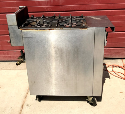 SOUTHBEND P16C-X RANGE NATURAL GAS MODEL 2 BURNER TOP FREE BUSINESS USA SHIP