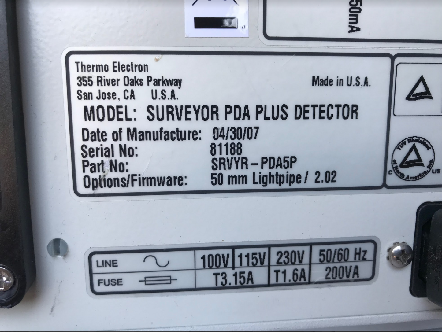 Finnigan Surveyor PDA Plus Model SRVYR-PDA5P FREE SHIP