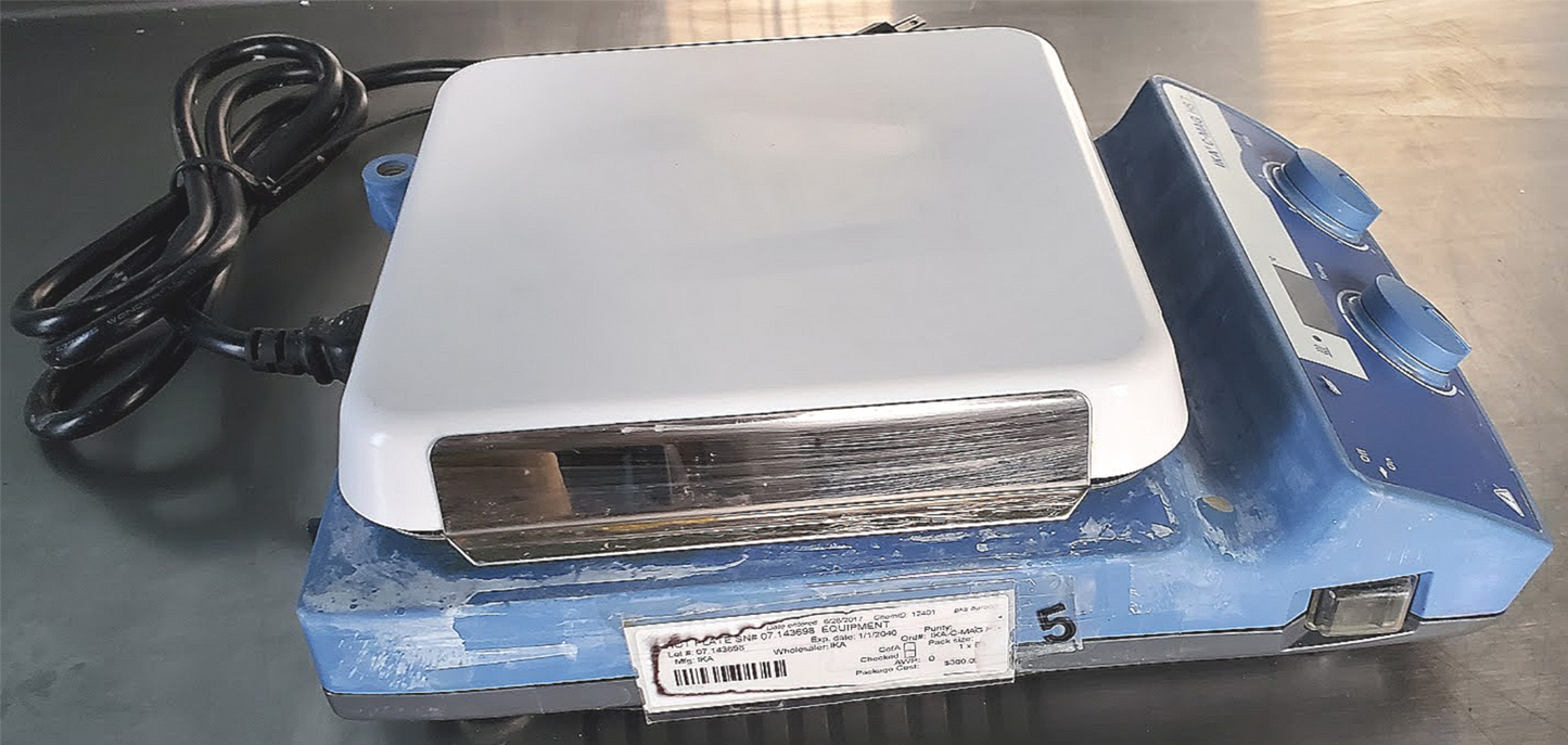 IKA C-MAG HS7 HOT PLATE MAGNETIC STIRRER 90-DAY-WARRANTY WATCH VIDEO FREE SHIP