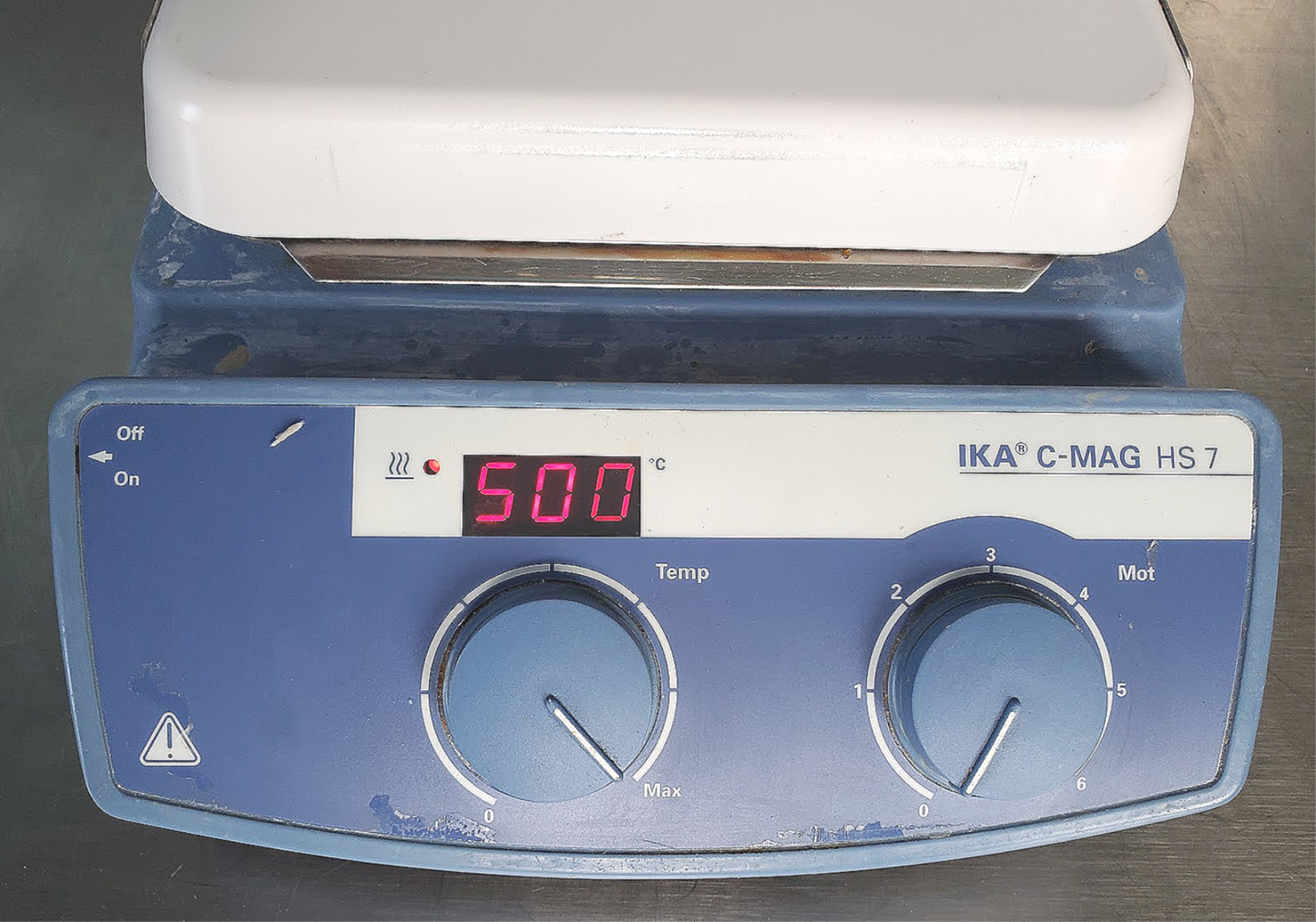 IKA C-MAG HS7 HOT PLATE MAGNETIC STIRRER 90-DAY-WARRANTY WATCH VIDEO FREE SHIP
