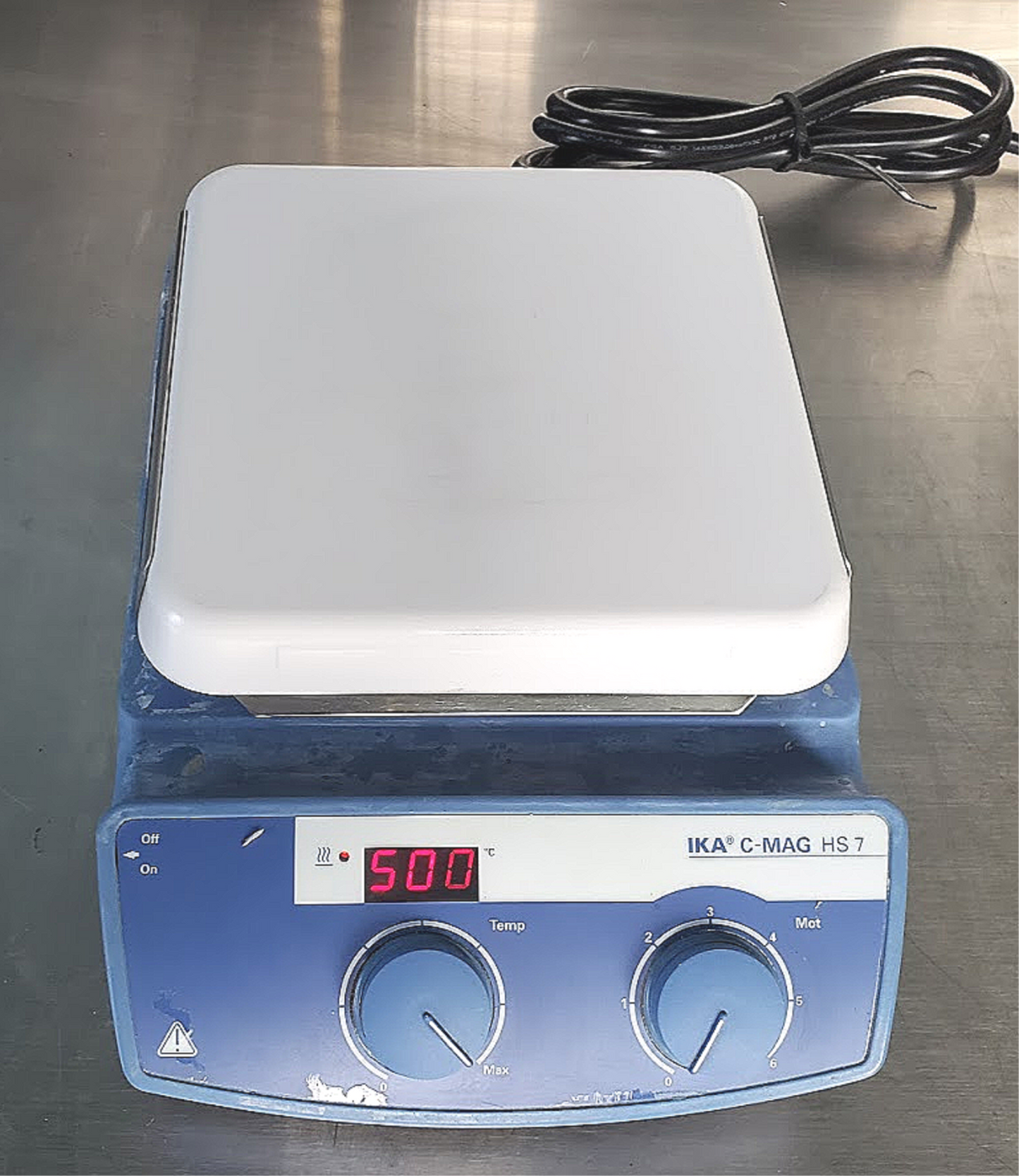 IKA C-MAG HS7 HOT PLATE MAGNETIC STIRRER 90-DAY-WARRANTY WATCH VIDEO FREE SHIP