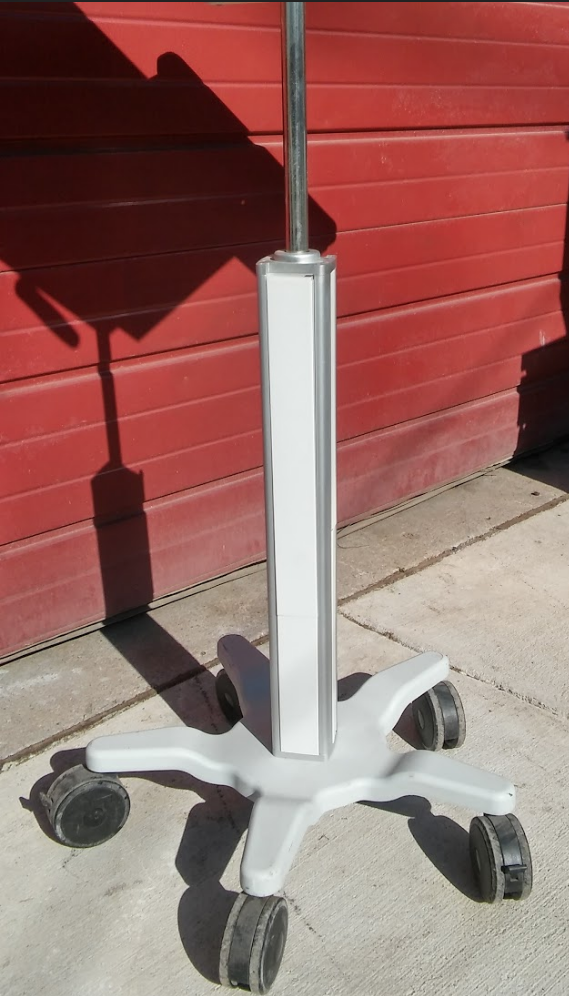 GCX INSTRUMENT VHRS VARIABLE HEIGHT ROLL STAND MEDICAL CART WORKSTATION FREESHIP