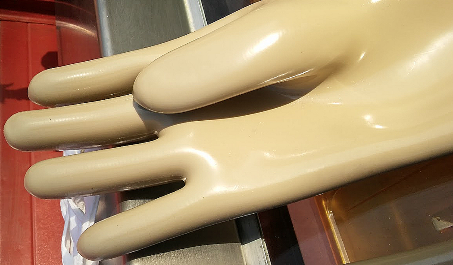 VINYL X-RAY RADIATION PROTECTION LEAD GLOVES WARRANTY FREE SHIPPING