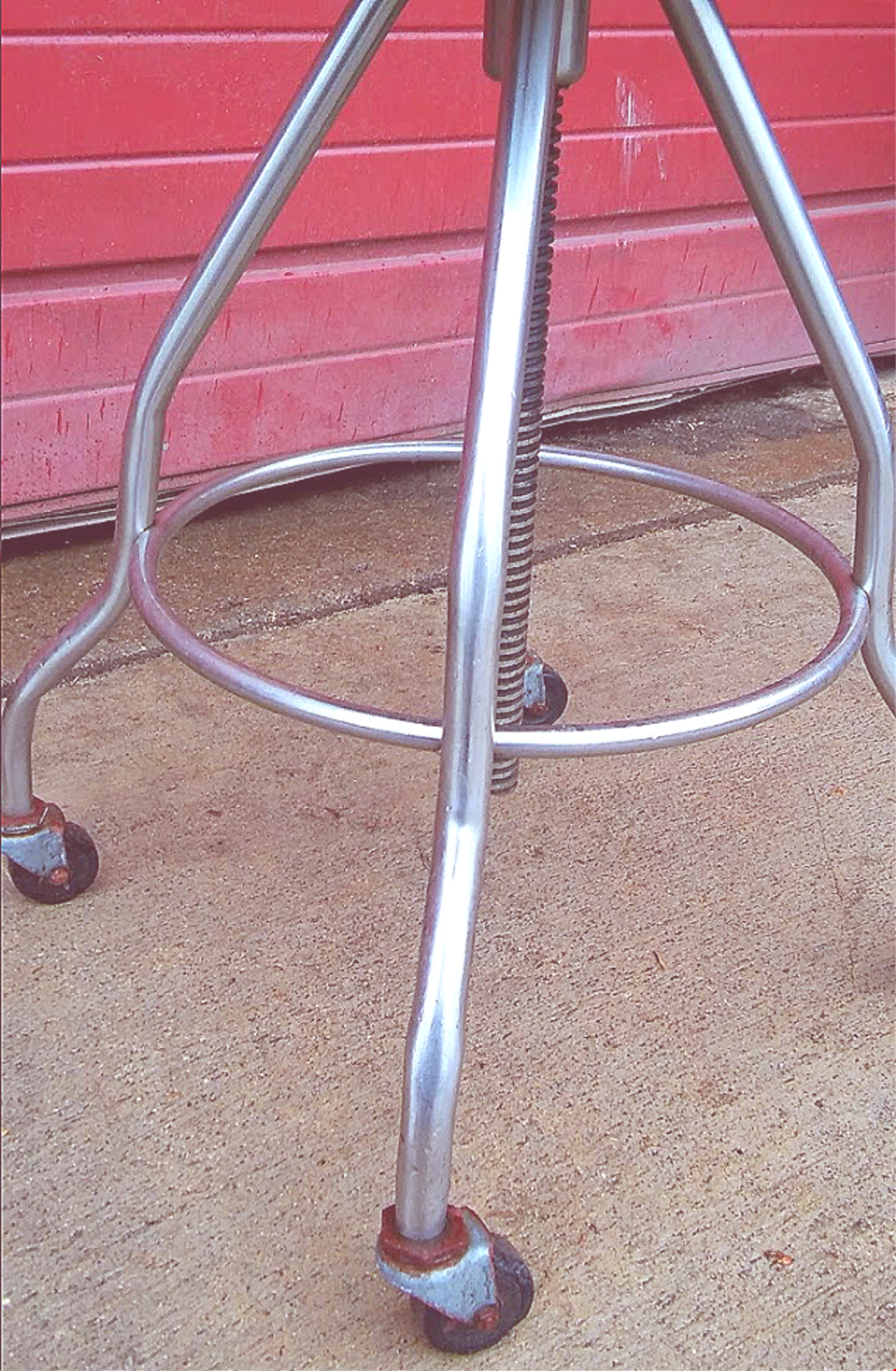 VINTAGE BLICKMAN STAINLESS STEEL DENTAL MEDICAL STOOL TATOO VETERINARY FREE SHIP