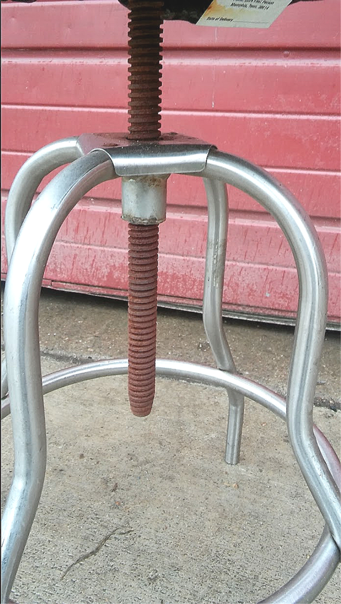 VINTAGE BLICKMAN STAINLESS STEEL DENTAL MEDICAL STOOL TATOO VETERINARY FREE SHIP