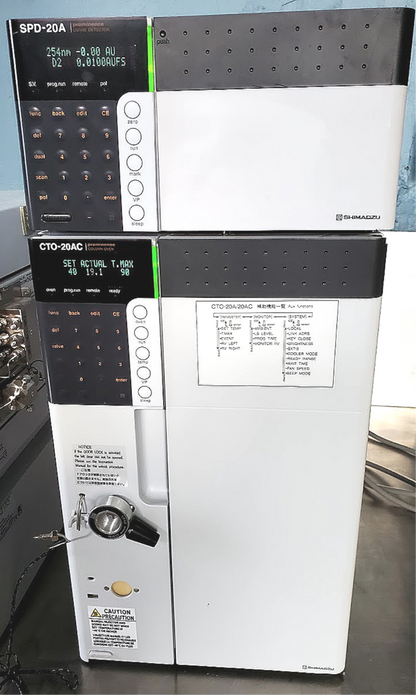 SHIMADZU CTO-20AC SPD-20A DGU-20A3 CBM-20A LC-20AB PROMINENCE HPLC COLUMN 100%