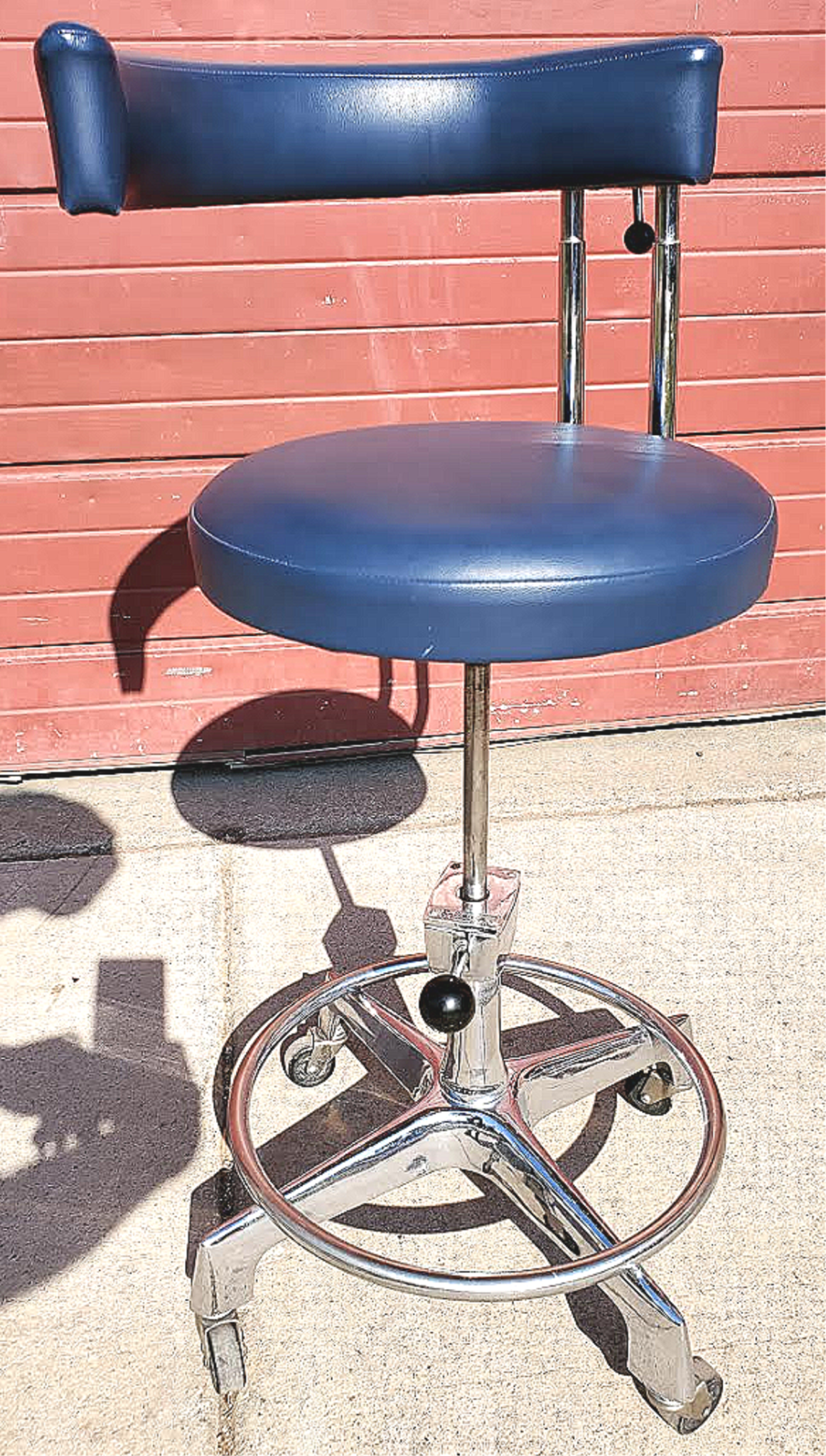 RARE ORIGINALVINTAGE RELIANCE MEDICAL DENTAL HOSPITAL TATOO VETERINARY LAB STOOL