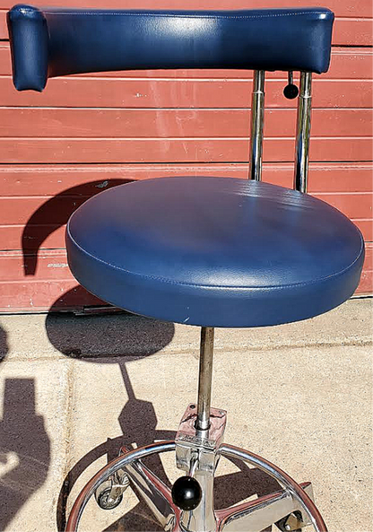 RARE ORIGINALVINTAGE RELIANCE MEDICAL DENTAL HOSPITAL TATOO VETERINARY LAB STOOL