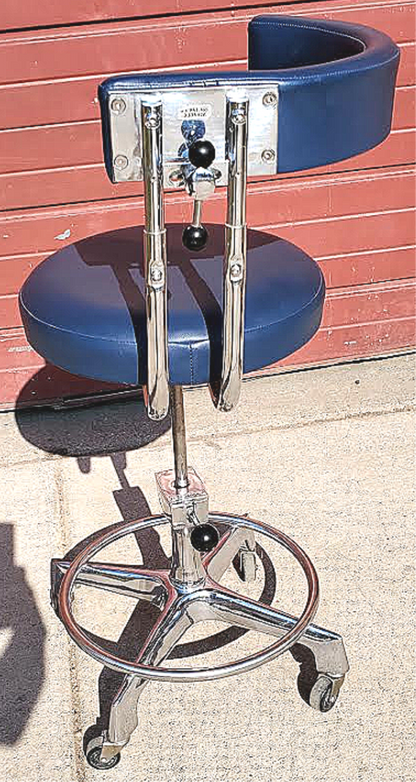 RARE ORIGINALVINTAGE RELIANCE MEDICAL DENTAL HOSPITAL TATOO VETERINARY LAB STOOL