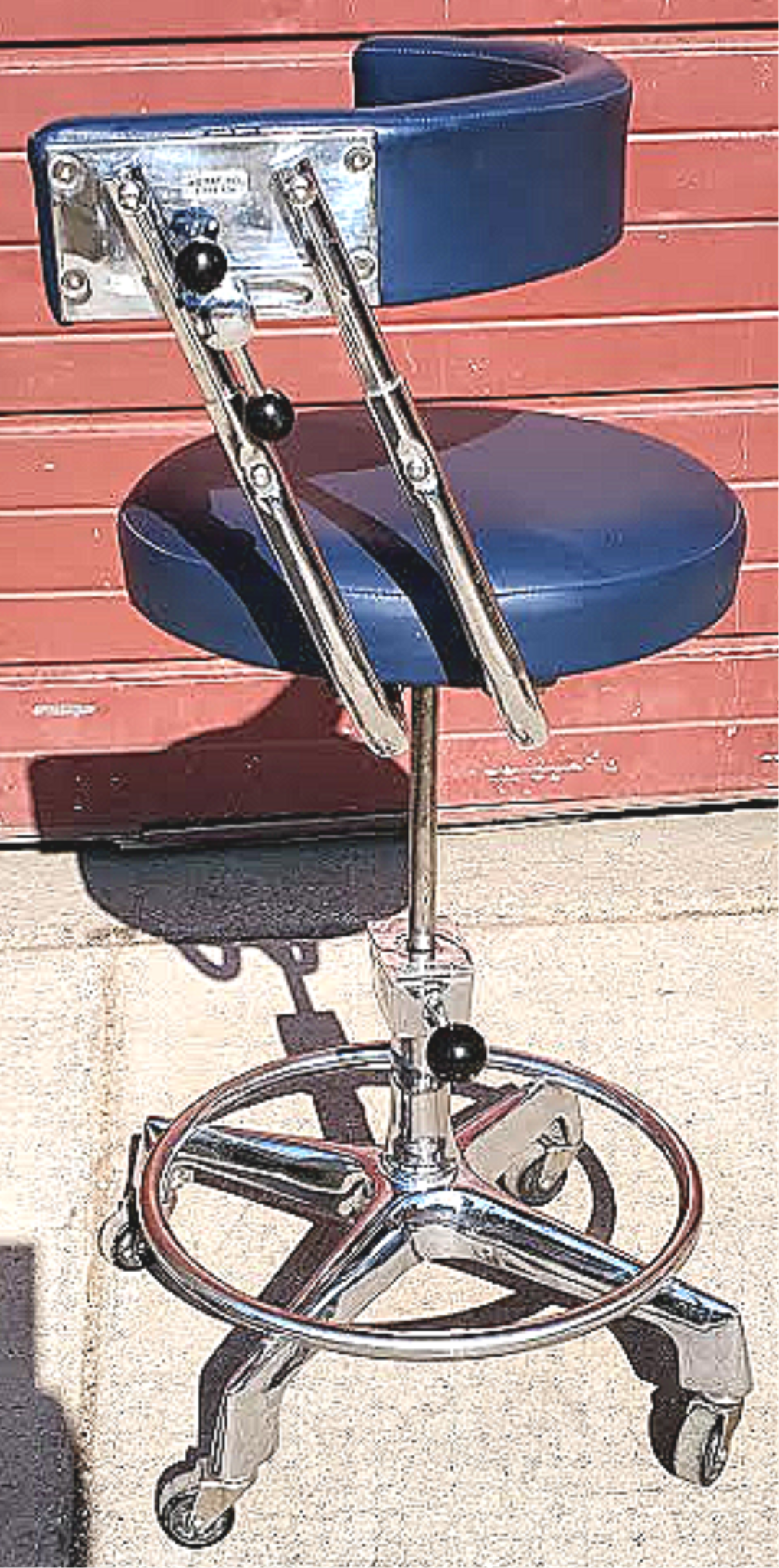 RARE ORIGINALVINTAGE RELIANCE MEDICAL DENTAL HOSPITAL TATOO VETERINARY LAB STOOL