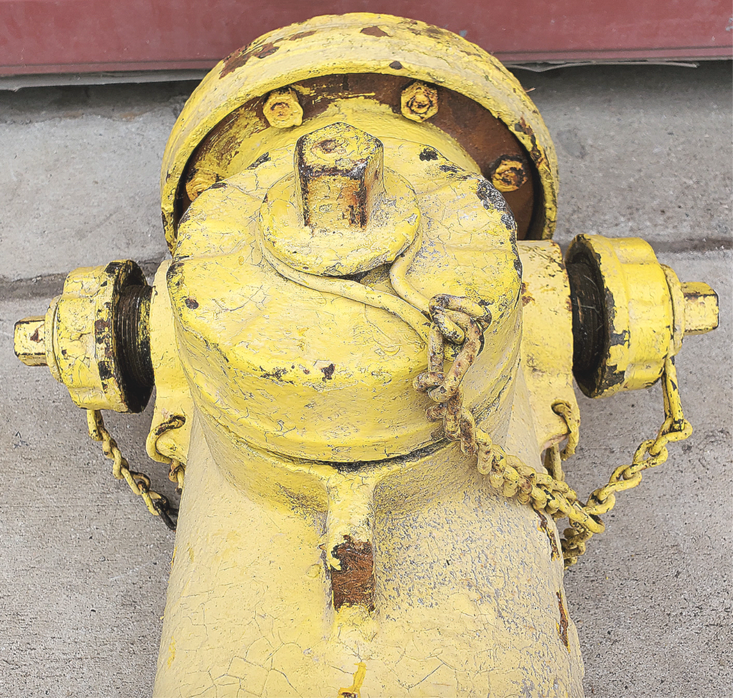RARE 1974 VINTAGE COMPLETE MUELLER YELLOW BRASS 5-1/4" "IMPROVED" FIRE HYDRANT