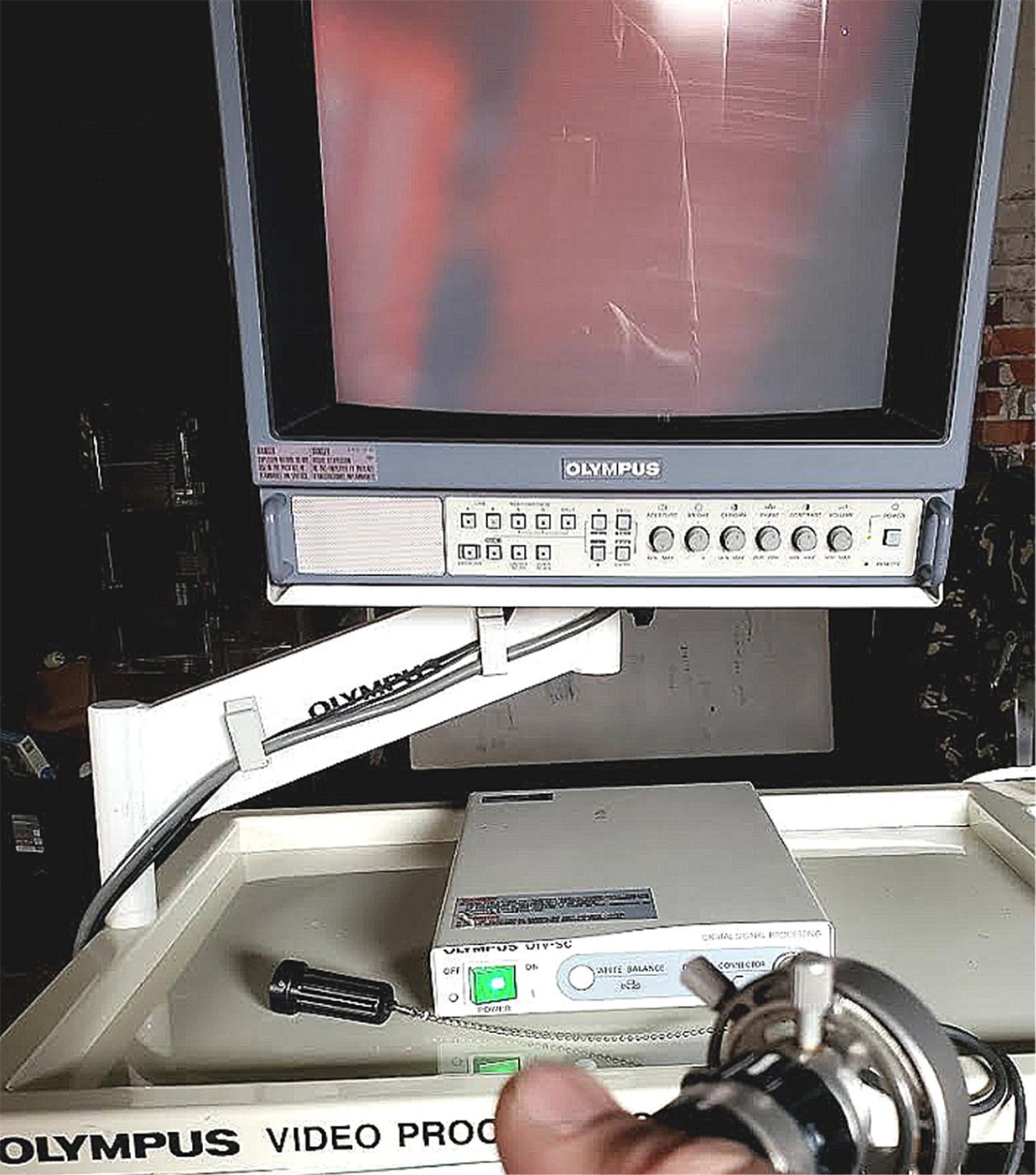 OLYMPUS OTV-SC & MAJ-554 CAMERA HEAD AR-T10E ENDOSCOPY WATCH VIDEO FREE SHIPPING