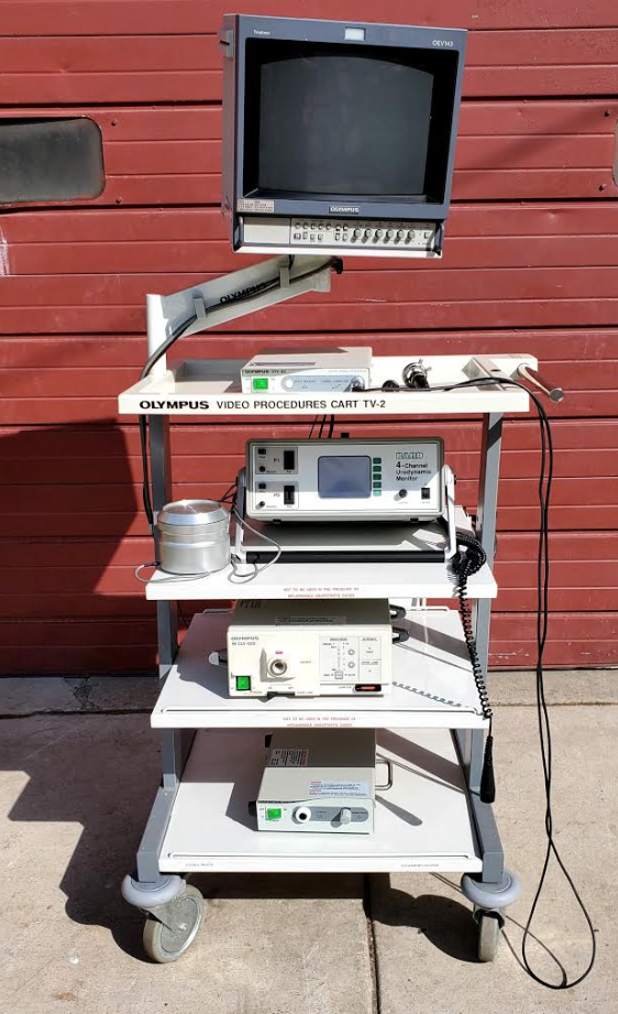 OLYMPUS ENDOSCOPY CART SYSTEM WATCH VIDEO FREE SHIPPING