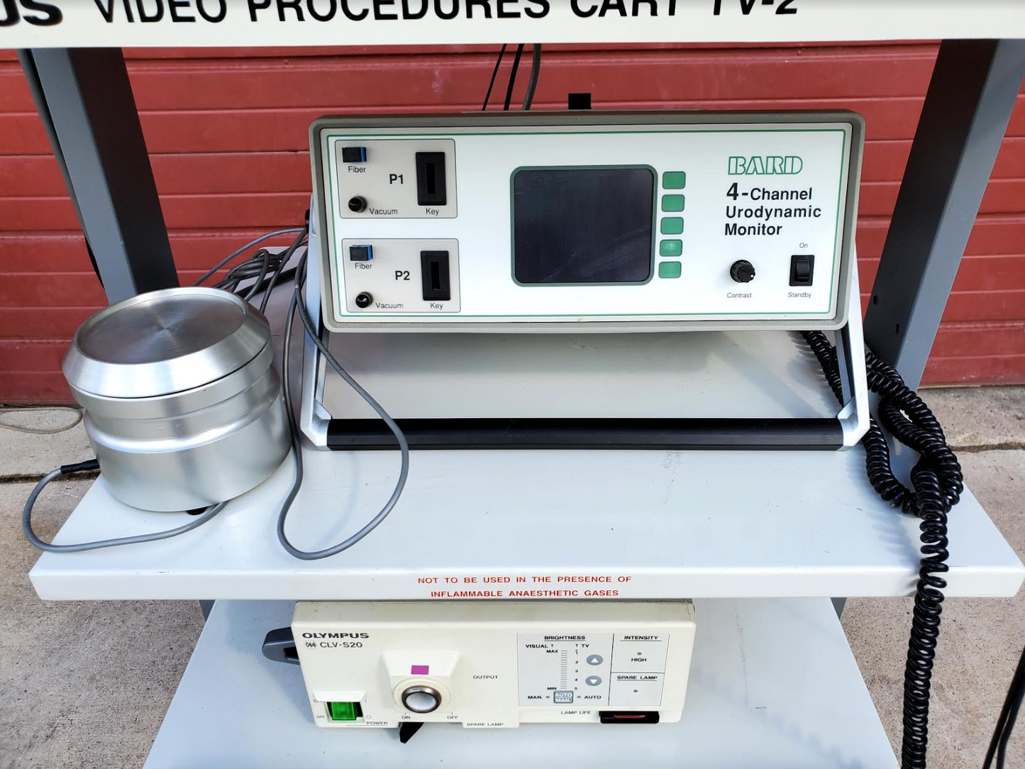 OLYMPUS ENDOSCOPY CART SYSTEM WATCH VIDEO FREE SHIPPING