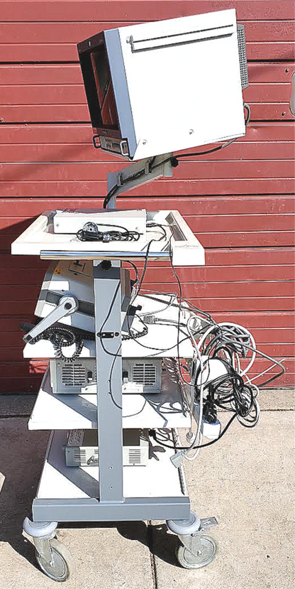 OLYMPUS ENDOSCOPY CART SYSTEM WATCH VIDEO FREE SHIPPING