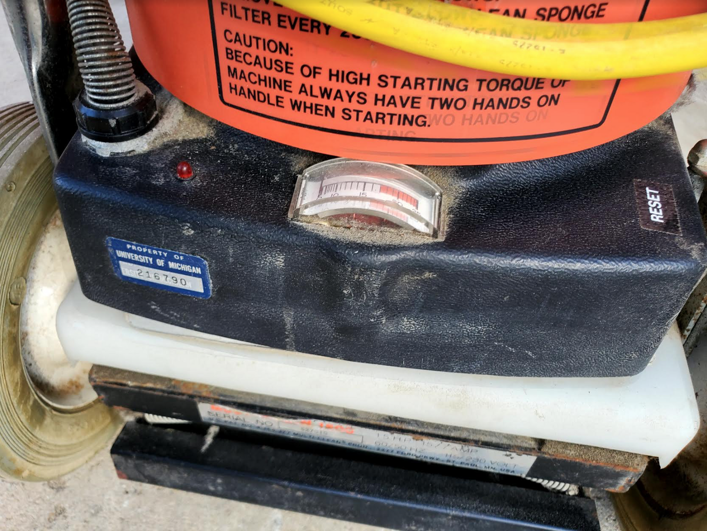 MULTICLEAN 1500 ELECTRIC FLOOR BURNISHER 20inch High Speed WATCH VIDEO FREE SHIP