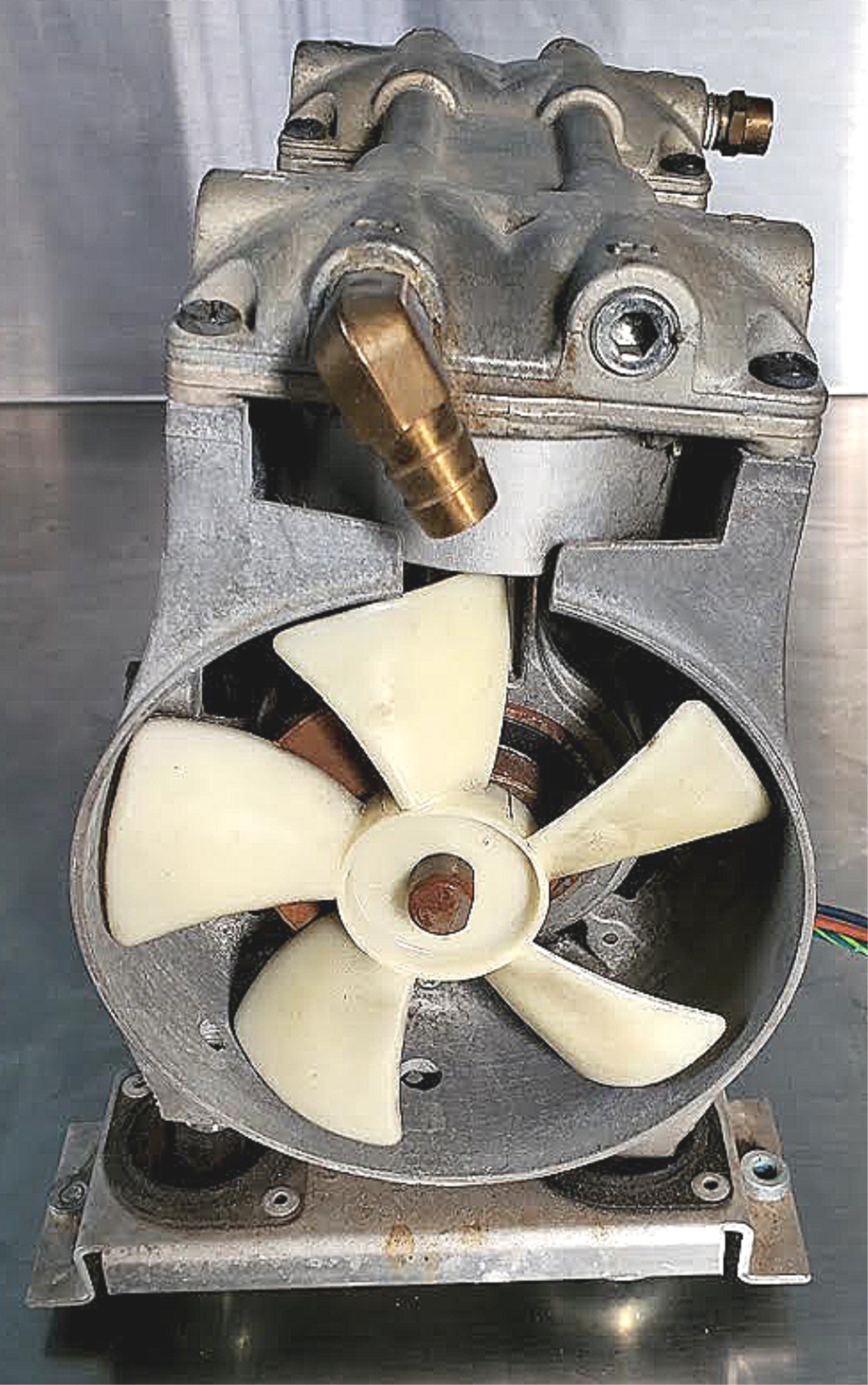 THOMAS 2650CE44-989D PISTON AIR COMPRESSOR VACUUM PUMP WATCH VIDEO FREE SHIP