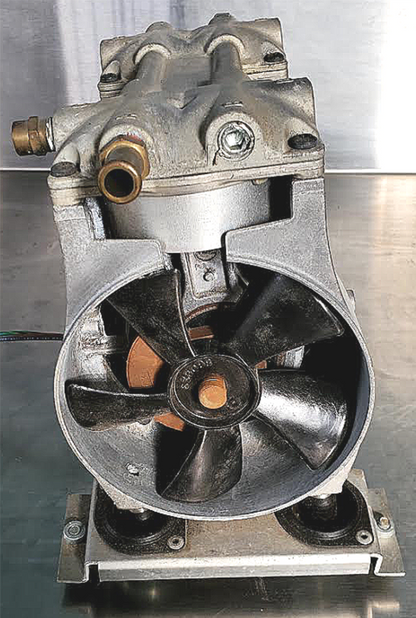 THOMAS 2650CE44-989D PISTON AIR COMPRESSOR VACUUM PUMP WATCH VIDEO FREE SHIP