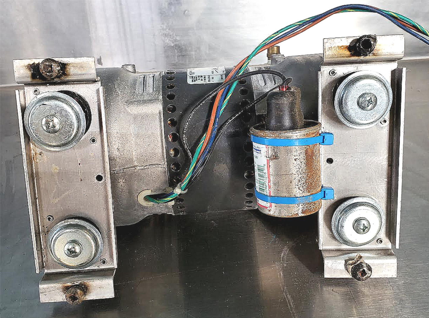 THOMAS 2650CE44-989D PISTON AIR COMPRESSOR VACUUM PUMP WATCH VIDEO FREE SHIP