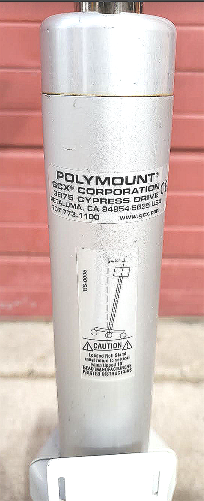 GCX INSTRUMENT VHRS VARIABLE HEIGHT ROLL STAND POLYMOUNT LAPTOP CART FREE SHIP