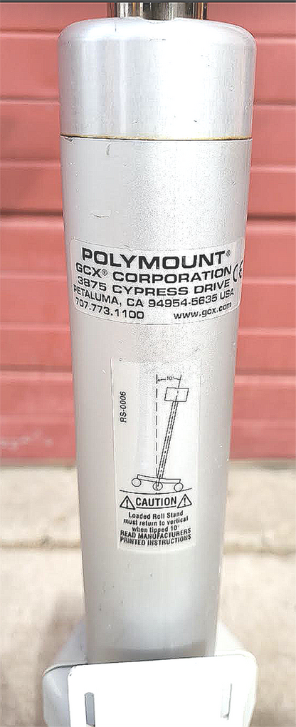 GCX INSTRUMENT VHRS VARIABLE HEIGHT ROLL STAND POLYMOUNT LAPTOP CART FREE SHIP