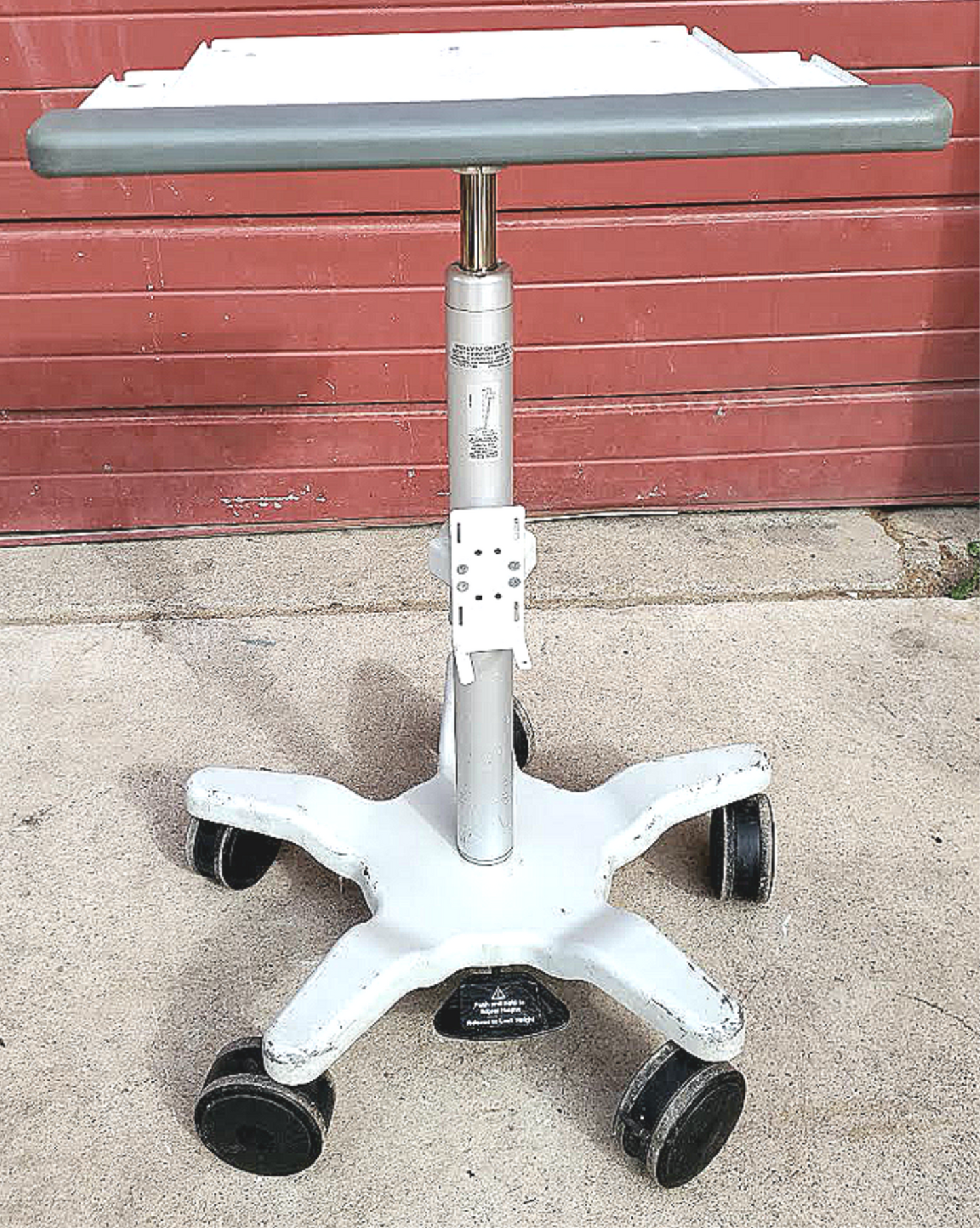 GCX INSTRUMENT VHRS VARIABLE HEIGHT ROLL STAND POLYMOUNT LAPTOP CART FREE SHIP