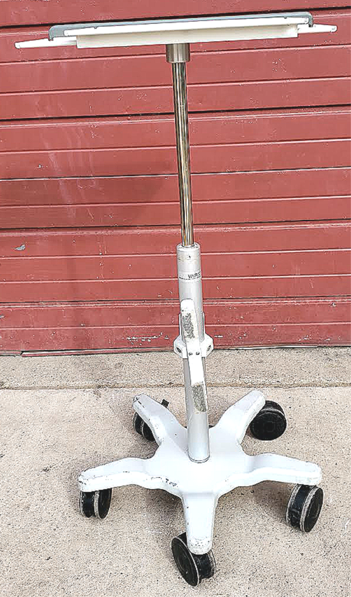 GCX INSTRUMENT VHRS VARIABLE HEIGHT ROLL STAND POLYMOUNT LAPTOP CART FREE SHIP