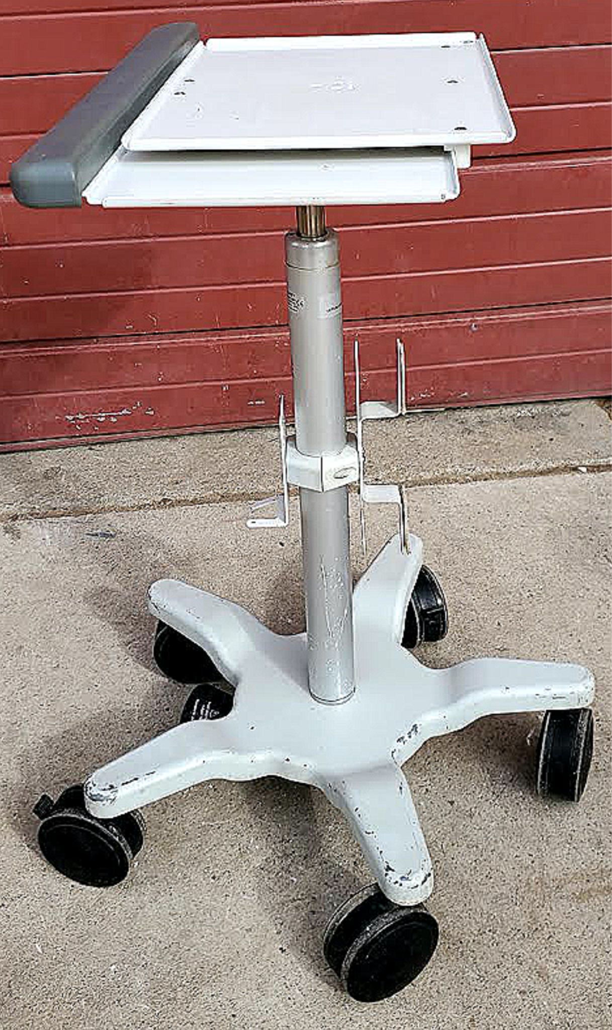 GCX INSTRUMENT VHRS VARIABLE HEIGHT ROLL STAND POLYMOUNT LAPTOP CART FREE SHIP