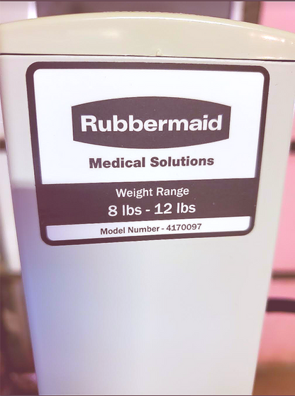 RUBBERMAID 1781127 ROLL STAND MEDICAL LAPTOP VARIABLE HEIGHT AC CART FREE SHIP