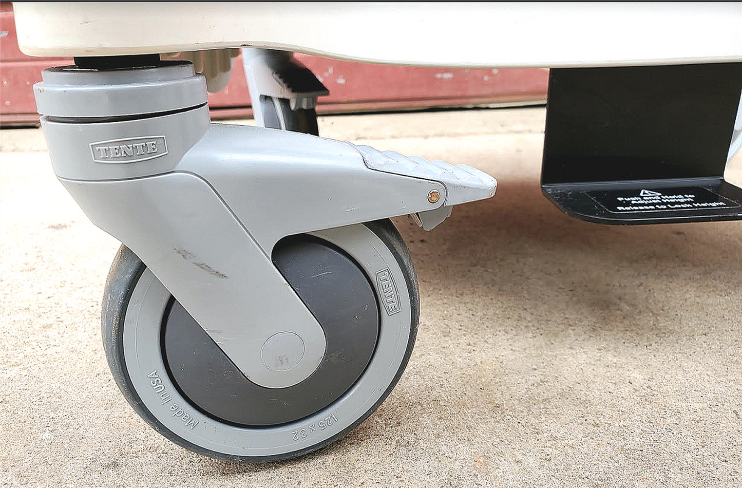 GCX VHRS VARIABLE HEIGHT ROLL STAND LAPTOP MEDICAL CART WORKSTATION FREE SHIP