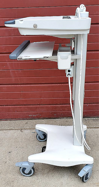 GCX VHRS VARIABLE HEIGHT ROLL STAND LAPTOP MEDICAL CART WORKSTATION FREE SHIP
