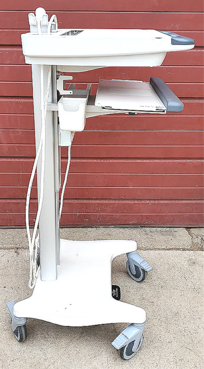 GCX VHRS VARIABLE HEIGHT ROLL STAND LAPTOP MEDICAL CART WORKSTATION FREE SHIP