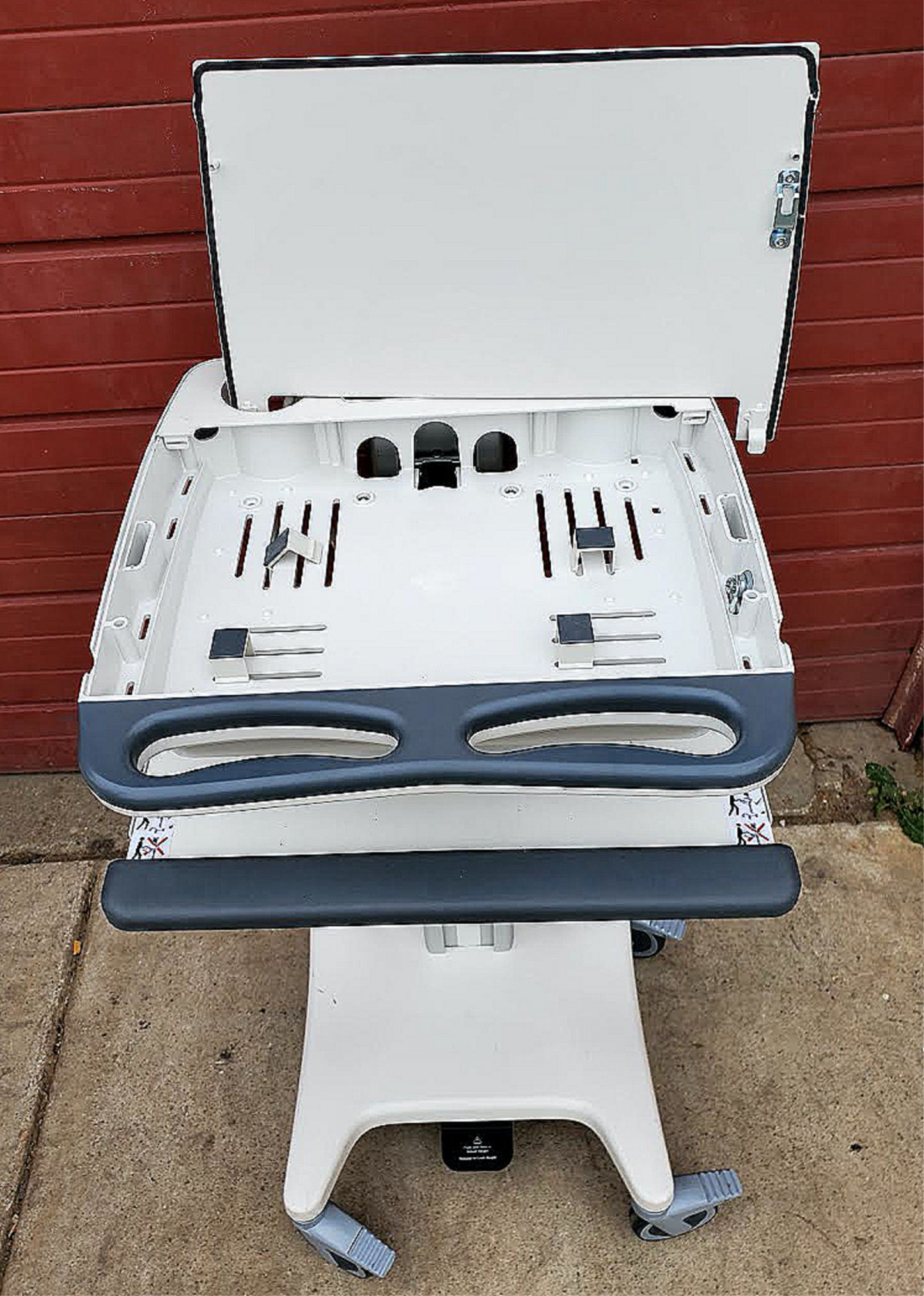 GCX VHRS VARIABLE HEIGHT ROLL STAND LAPTOP MEDICAL CART WORKSTATION FREE SHIP