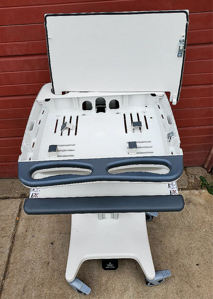 GCX VHRS VARIABLE HEIGHT ROLL STAND LAPTOP MEDICAL CART WORKSTATION FREE SHIP