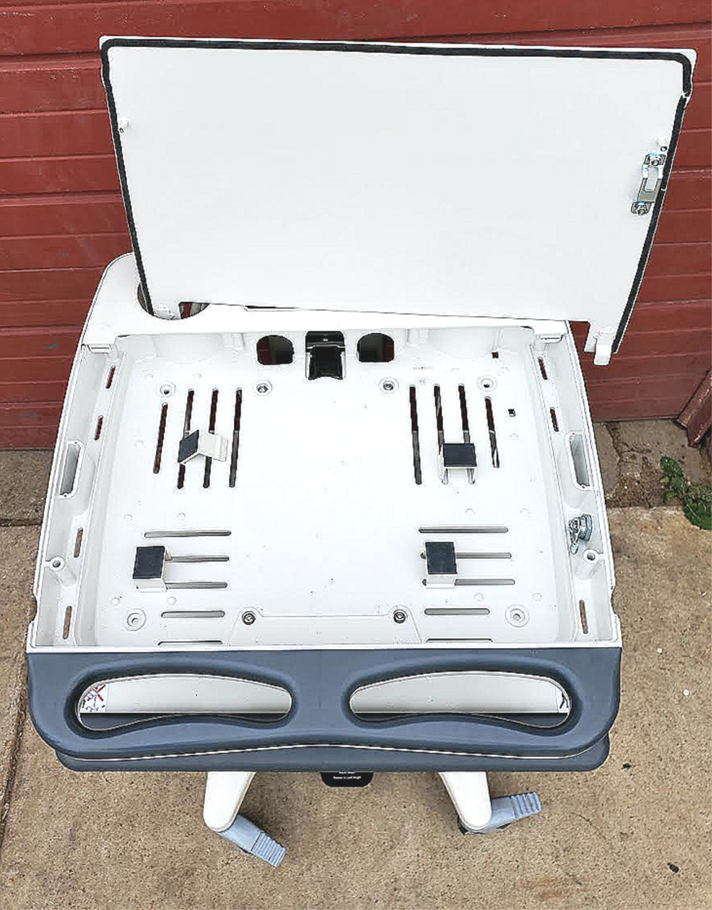 GCX VHRS VARIABLE HEIGHT ROLL STAND LAPTOP MEDICAL CART WORKSTATION FREE SHIP