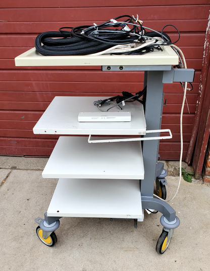 OLYMPUS TC-E1 ENDOSCOPY MEDICAL ROLL STAND CART MAJ-1916 with CABLES FREE SHIP