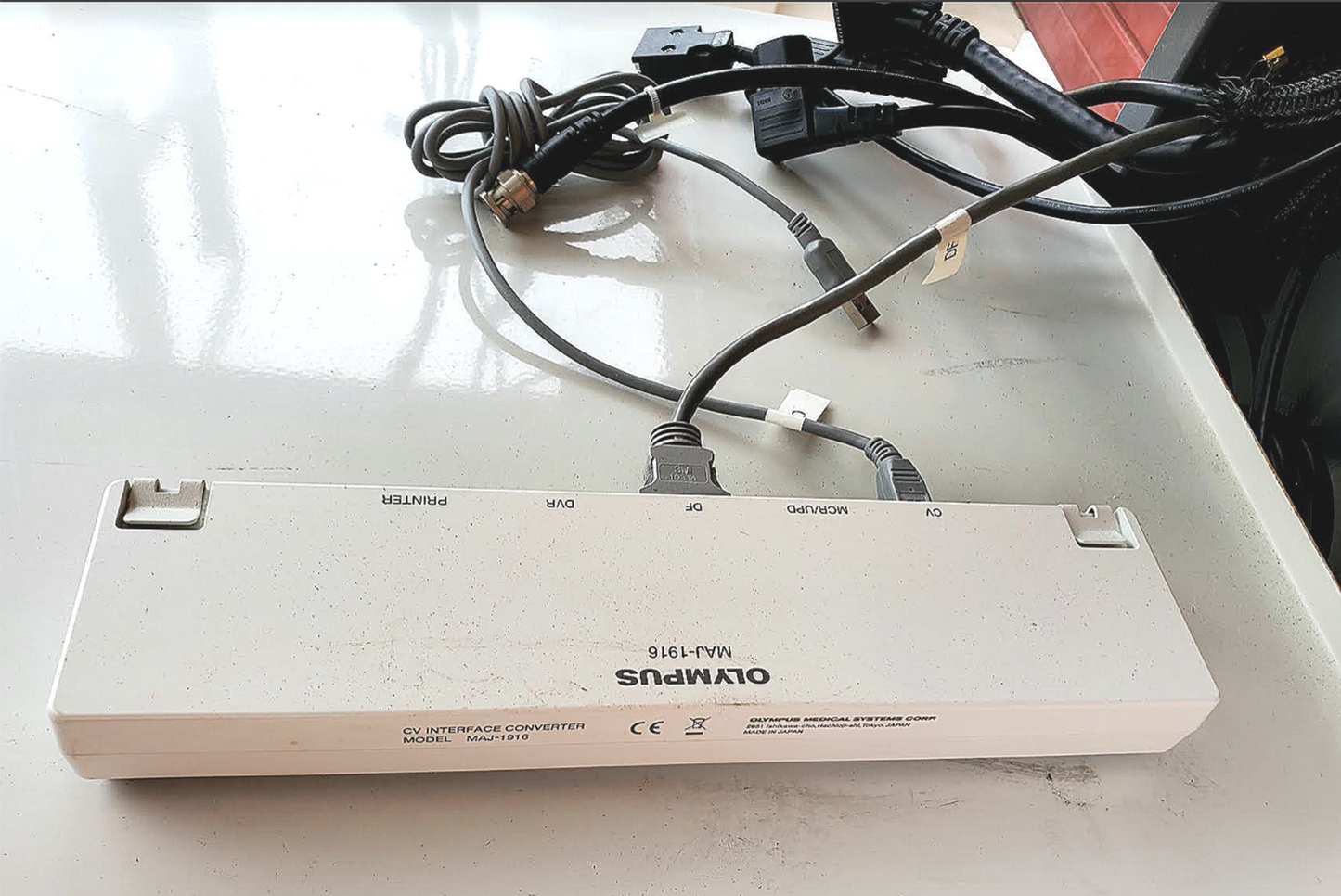 OLYMPUS TC-E1 ENDOSCOPY MEDICAL ROLL STAND CART MAJ-1916 with CABLES FREE SHIP