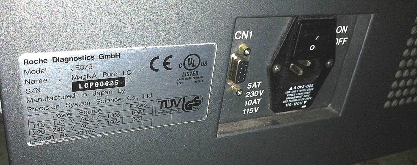 MAGNAPURE ROCHE JE379 Nucleic Acid Purifier DNA CHROMATOGRA WATCH VIDEO FREESHIP