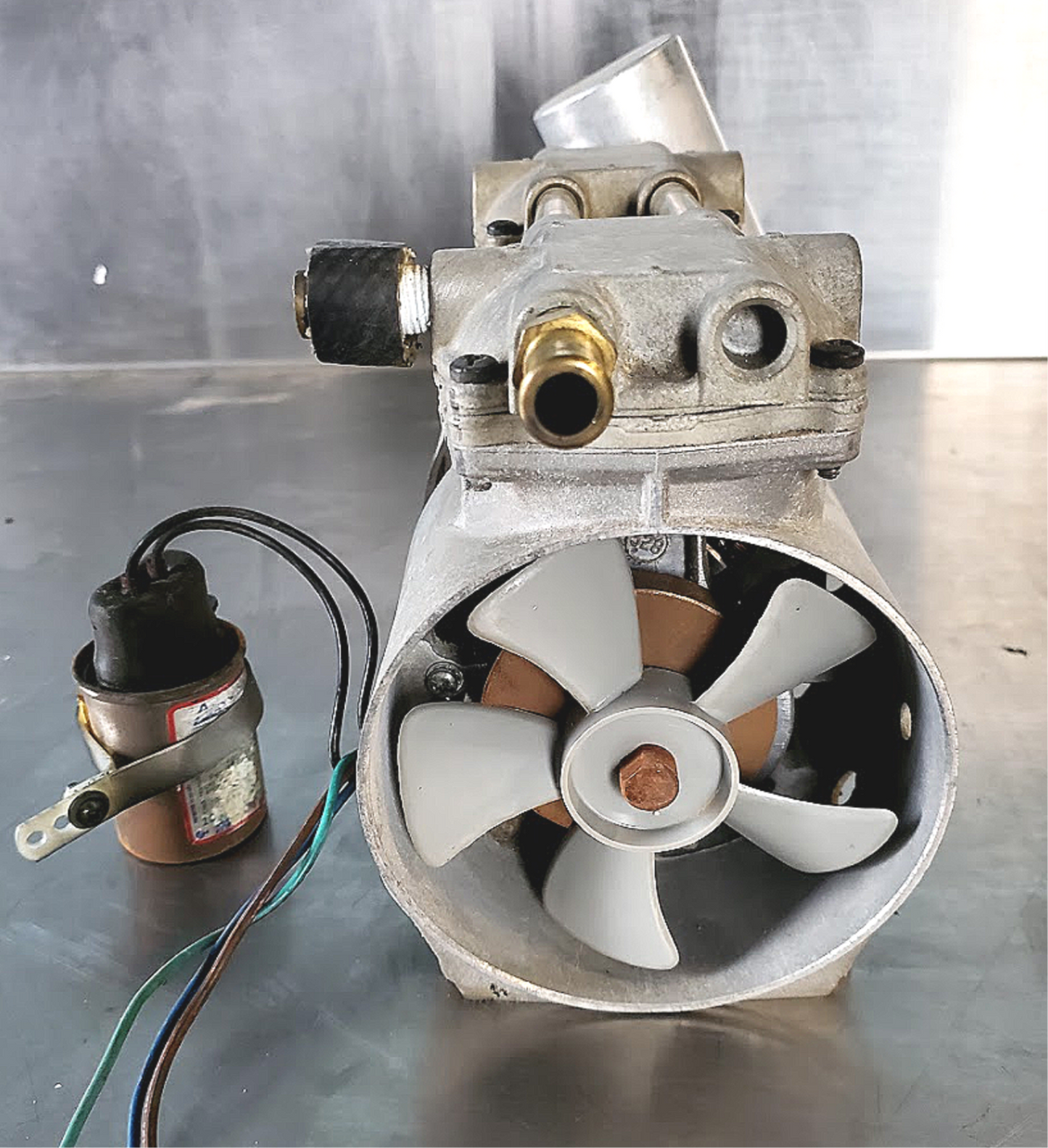 THOMAS 2619CE44-989G PISTON AIR COMPRESSOR VACUUM PUMP WATCH VIDEO FREE SHIP