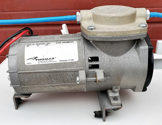 THOMAS® 24 volt 107CDC20/24-233D DIAPHRAGM AIR COMPRESSOR VACUUM PUMP FREE SHIP