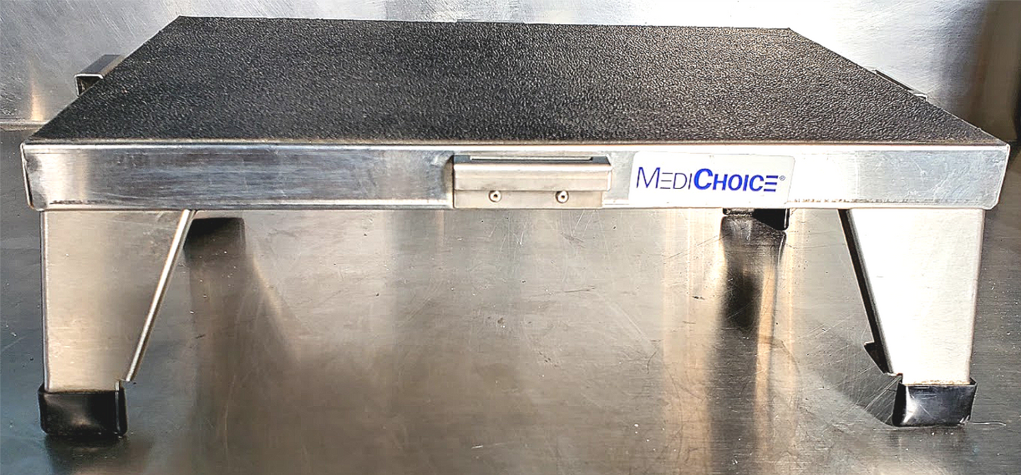 MEDICHOICE 400 POUND HEAVY DUTY STA STEEL MEDICAL STACKABLE STEP STOOL FREESHIP