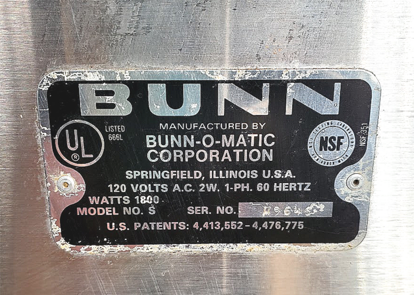 BUNN-O-MATIC 3 WARMER POUR OVER COFFEE BREWER MODEL S WATCH VIDEO FREE SHIPPING