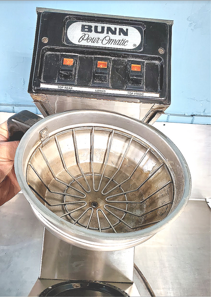 BUNN-O-MATIC 3 WARMER POUR OVER COFFEE BREWER MODEL S WATCH VIDEO FREE SHIPPING