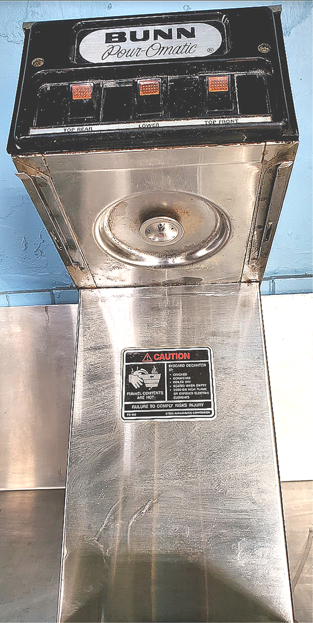 BUNN-O-MATIC 3 WARMER POUR OVER COFFEE BREWER MODEL S WATCH VIDEO FREE SHIPPING