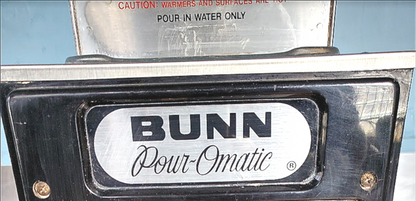 BUNN-O-MATIC 3 WARMER POUR OVER COFFEE BREWER MODEL S WATCH VIDEO FREE SHIPPING