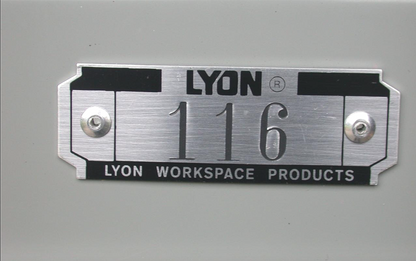 LYON 9 DOOR LOCKER SECURITY SYSTEM 3 Tier Box 36 W x18" D x 78" H FREE SHIPPING